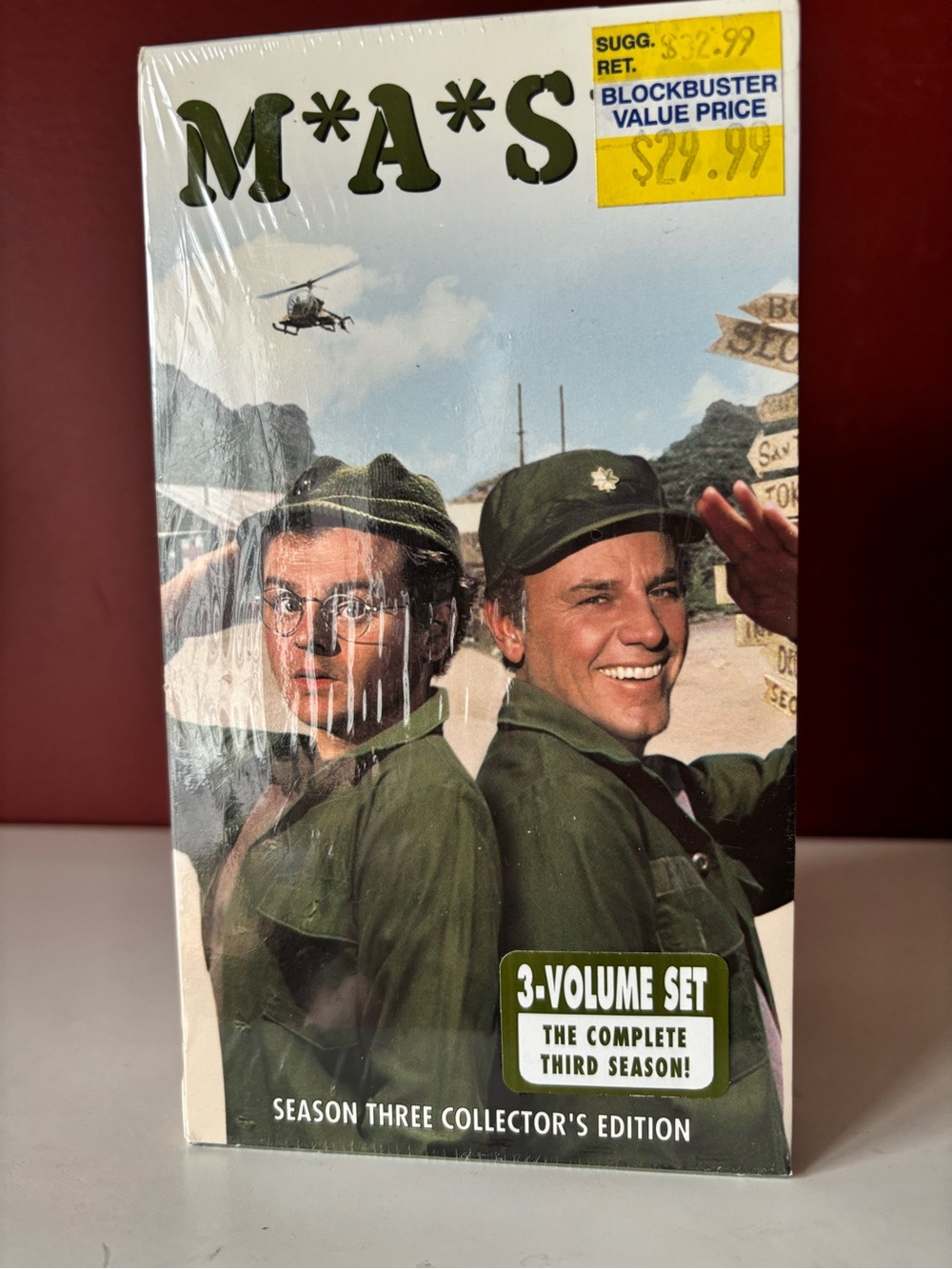 VHS MASH TV Series Complete Season 3 Original Mfg. Sealed Fox Watermark